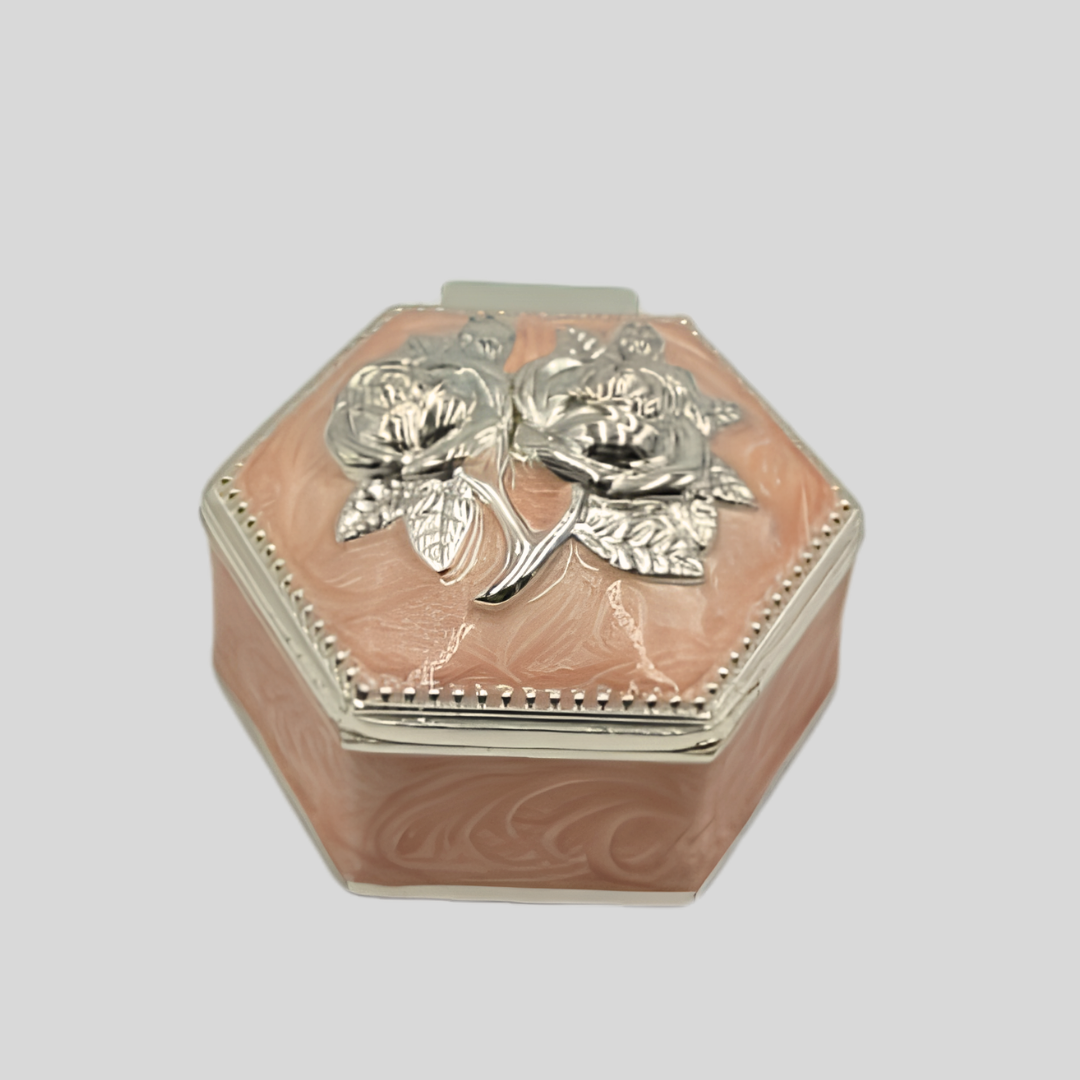 Butterfly Jewelry Box Scroll Pattern Floral Butterfly Jewelry Box Four Feet Keepsake Case Decorative, Green|Home