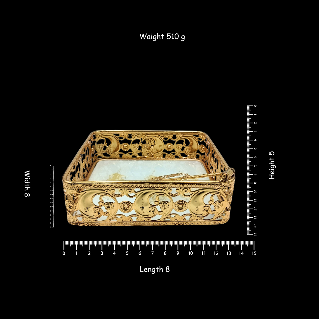 Luxury Gold Tissue Holder Box | Decorative Metal Tissue Box Cover | Elegant Napkin Dispenser | Bathroom Vanity Decor | Dining Table Tissue Case | Home Office Gift
