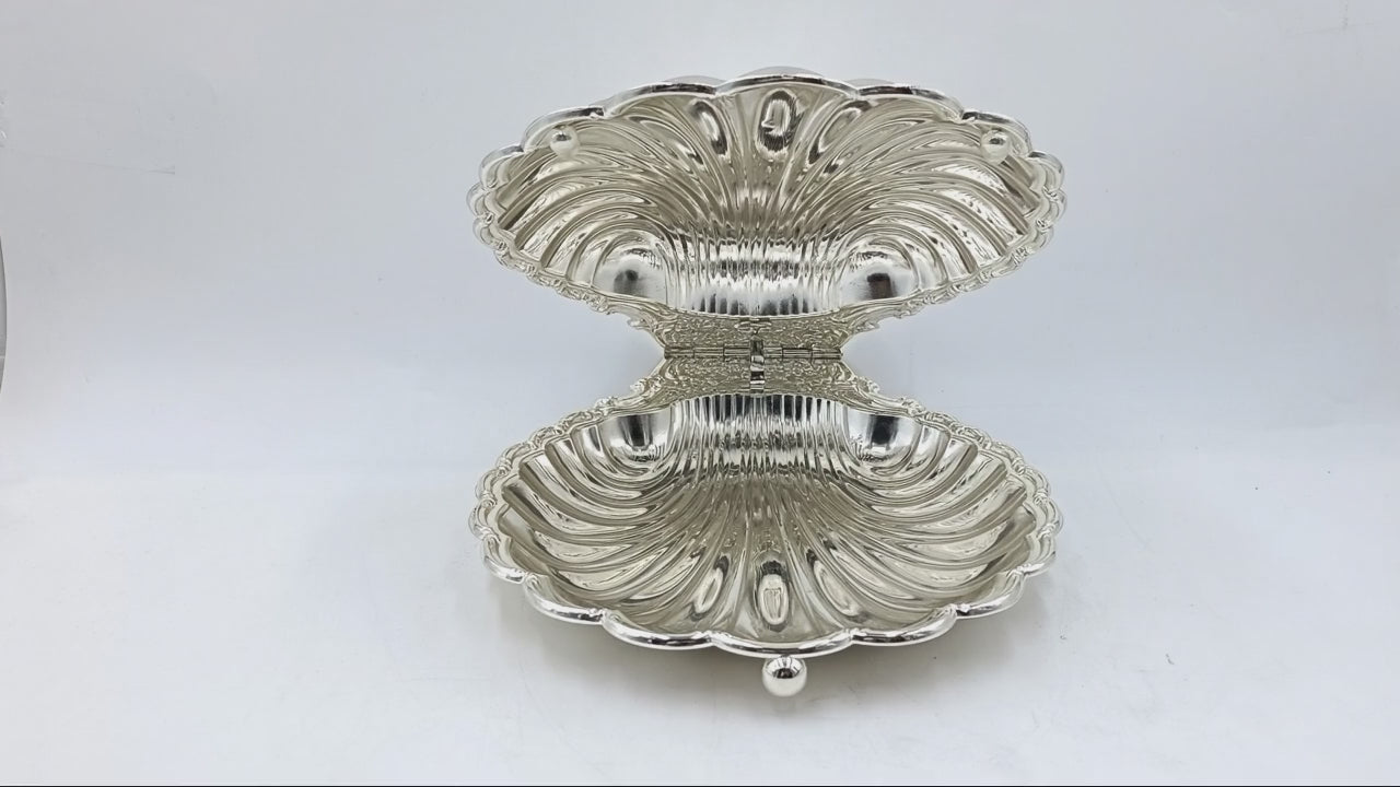Sea Shell Platter Silver